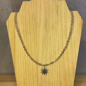 Anahata Agate Grise