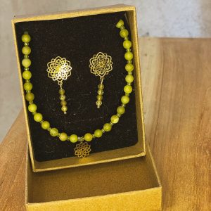 Parure Jade et Péridot