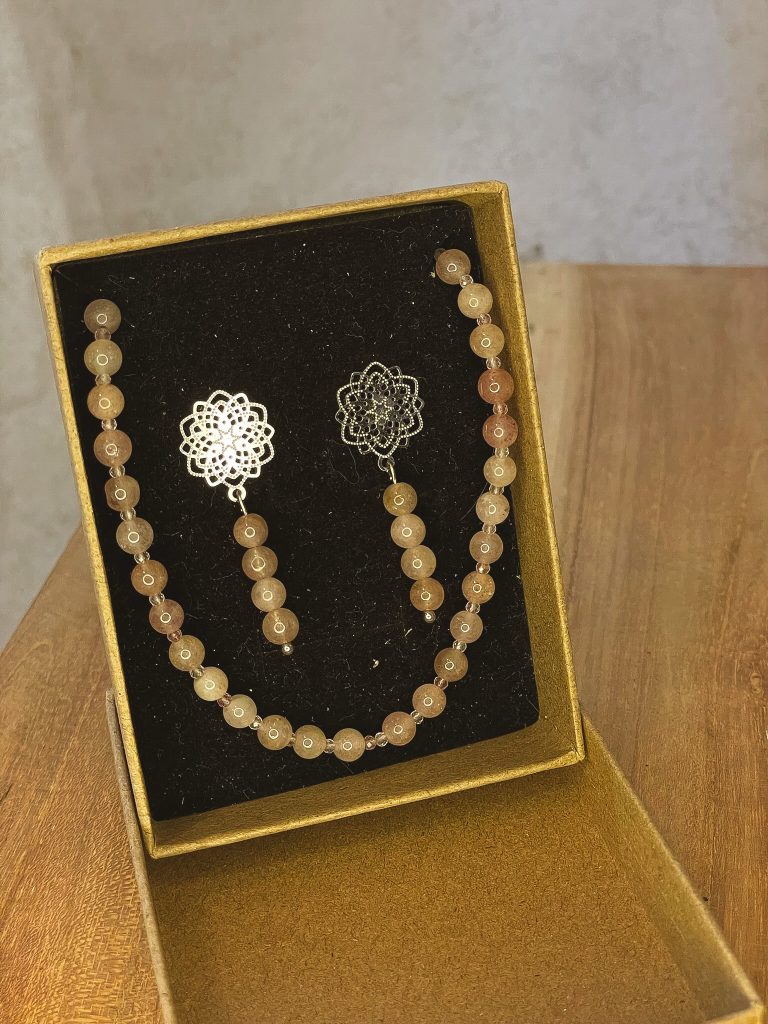 Parure Quartz Fraise