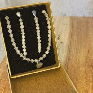 Parure Jade Blanc
